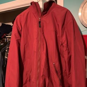 Vintage LL bean nylon fleece jacket
